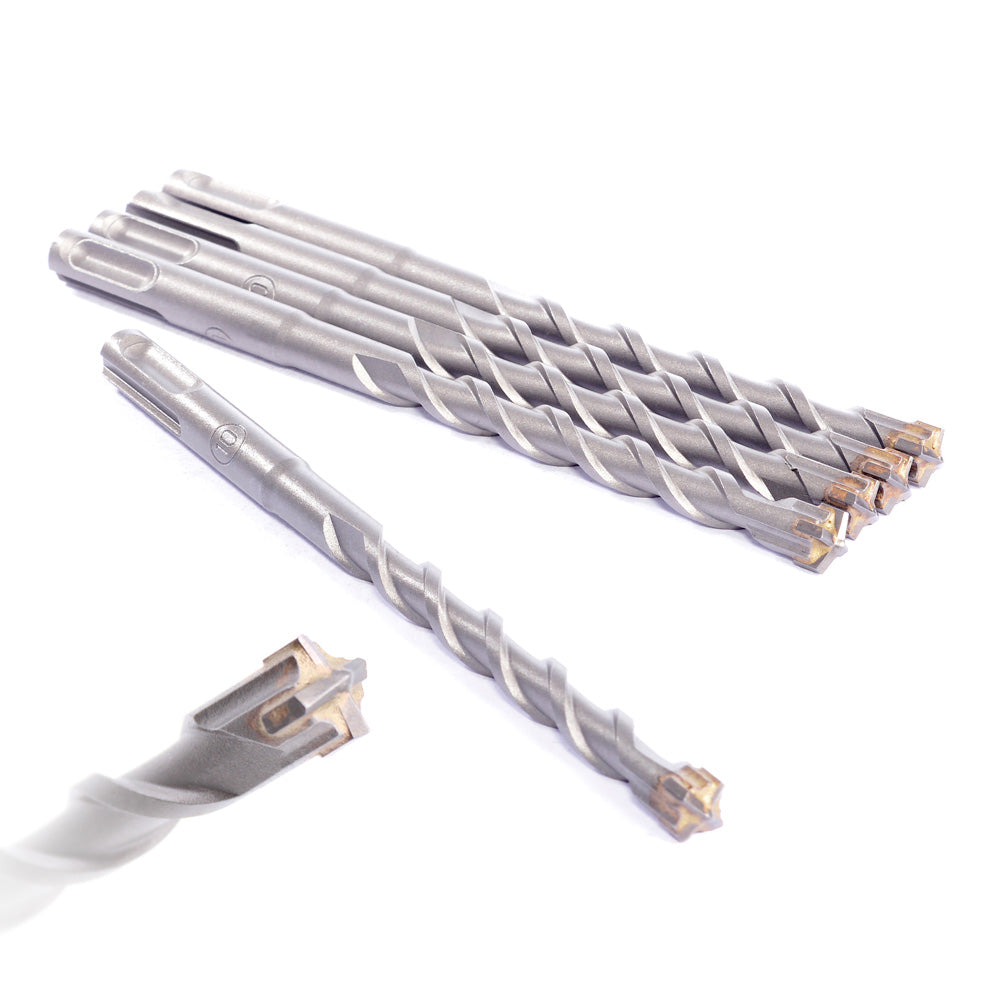 Vaunt SDS+ Endurance Cross Tip Drill Bit 10mm x 160mm - Pack of 5