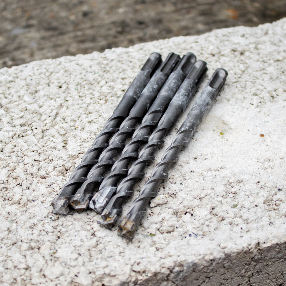 Vaunt SDS+ Endurance Cross Tip Drill Bit 12mm x 160mm - Pack of 5