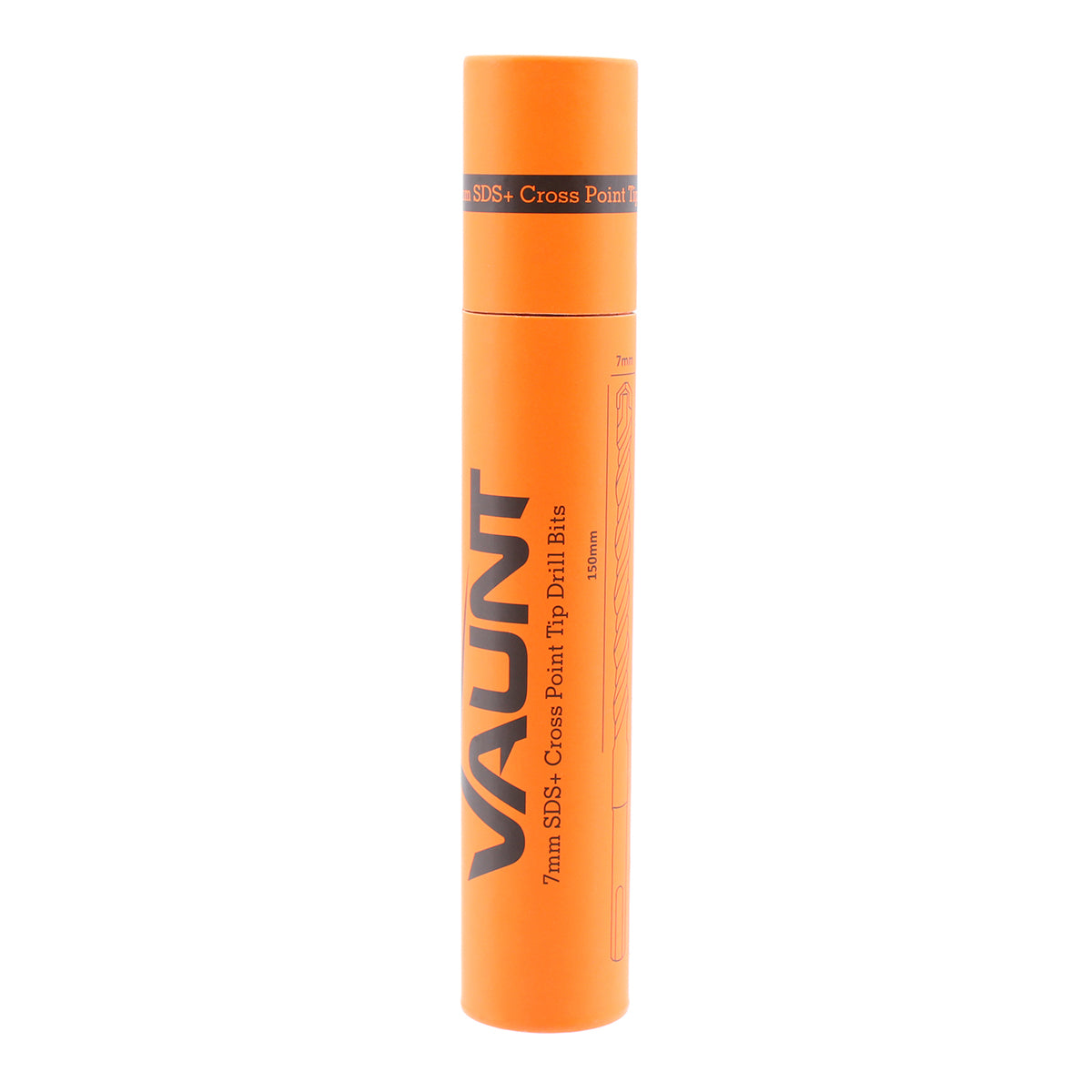 Vaunt SDS+ Endurance Cross Tip Drill Bit 7mm x 210mm - Pack of 5