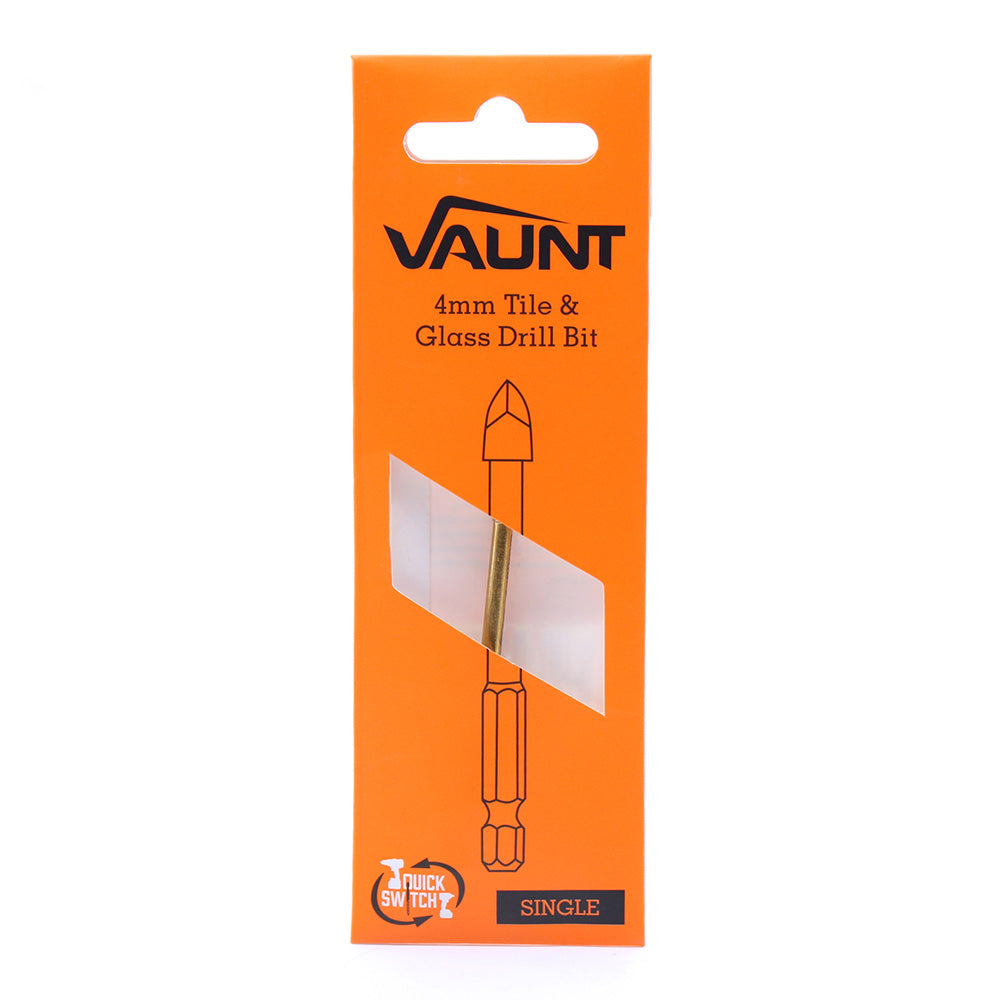 Vaunt 4.0mm x 60mm Tile & Glass Cross Tip Bit