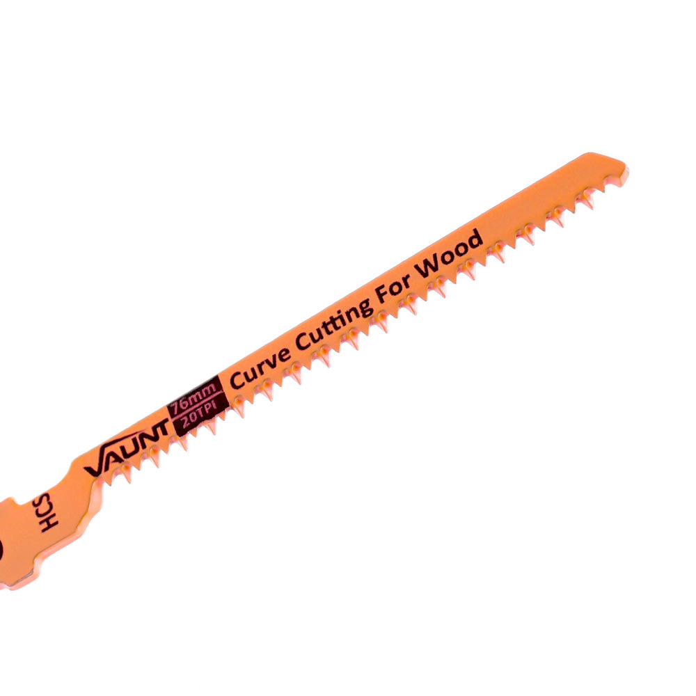 Vaunt Curved Wood Cutting (T101AO) Jigsaw Blades - Pack of 25