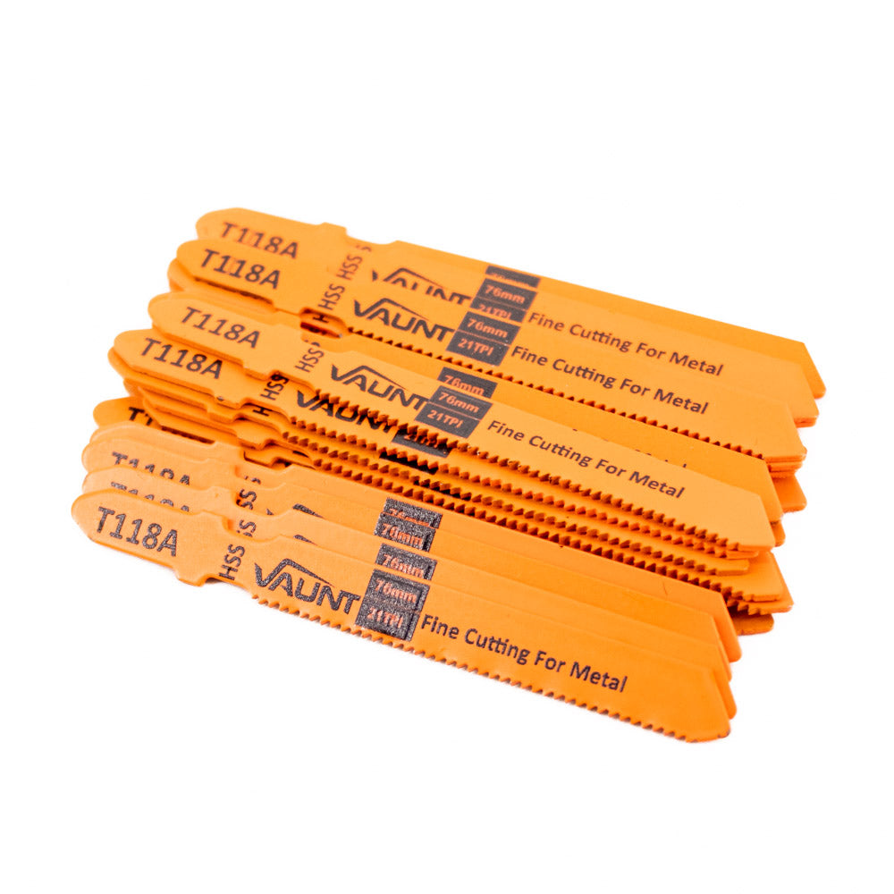 Vaunt Metal Cutting (T118A) Jigsaw Blades - Pack of 25