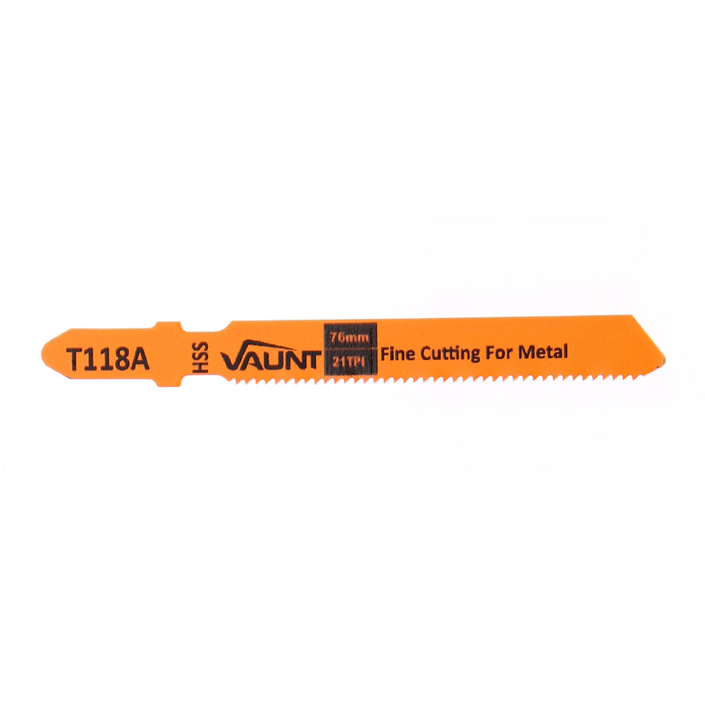 Vaunt Metal Cutting (T118A) Jigsaw Blades - Pack of 25