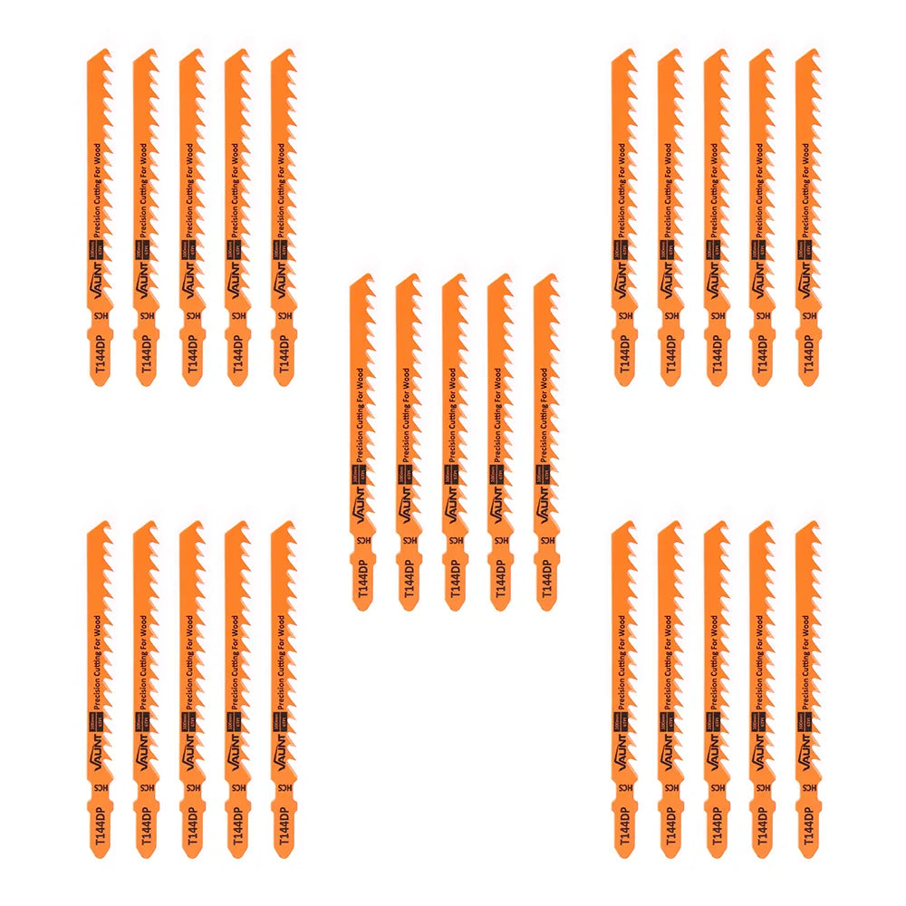 Vaunt Precision Wood Cutting (T144DP) Jigsaw Blades - Pack of 25