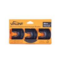 Vaunt Premium 88mm Bi-Metal Segmented Multi Tool Blade - Pack of 3
