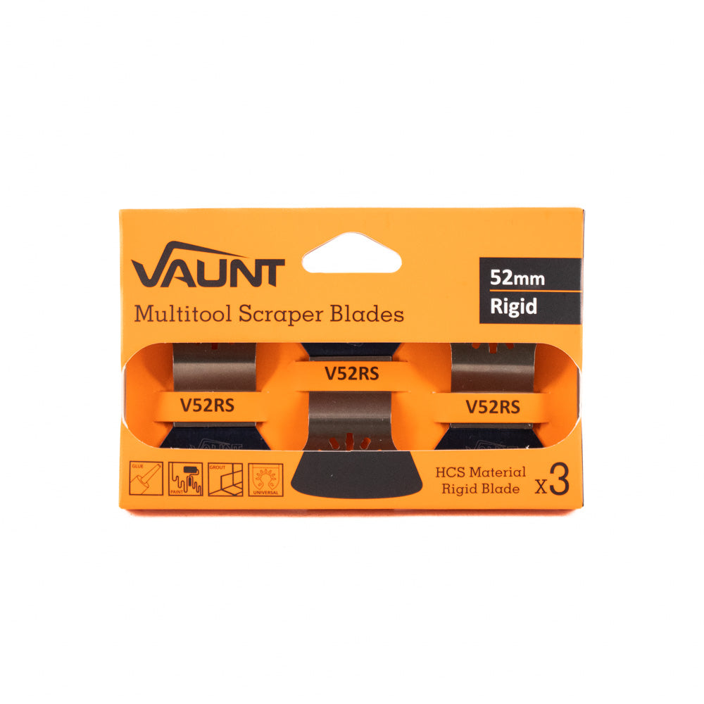 Vaunt Premium 52mm Multi Tool Rigid Scraper Blade - Pack of 3