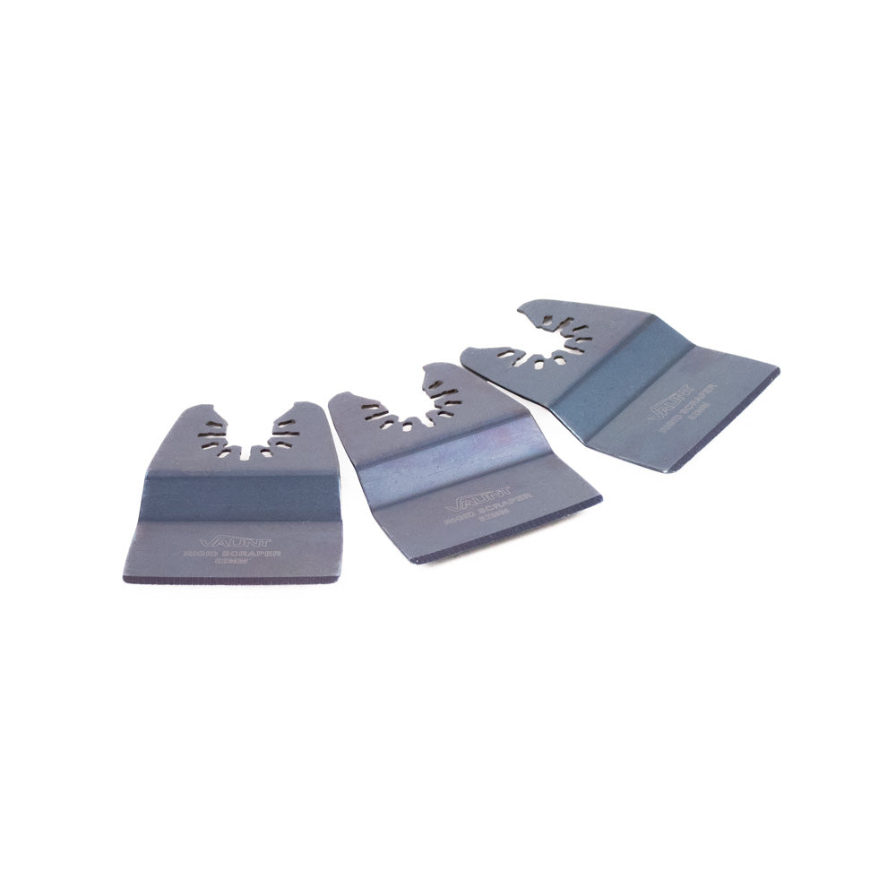 Vaunt Premium 50mm Multi Tool Heavy Duty Scraper Blade  -  Pack of 3