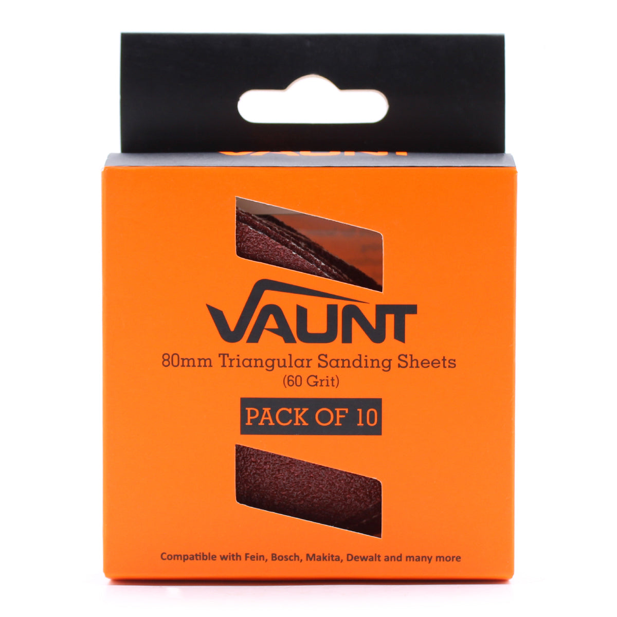Vaunt Triangular Sanding Pad 60 Grit - Pack of 10