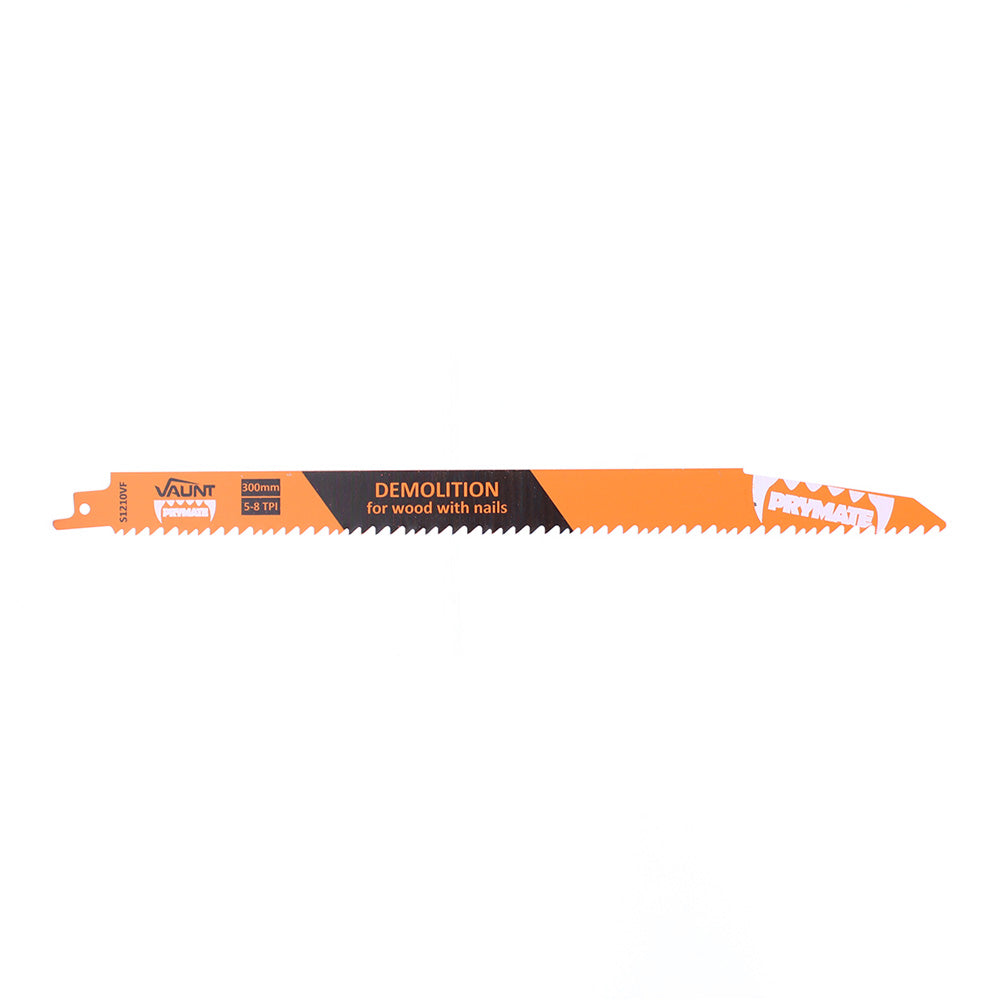 Vaunt 300mm Demolition Reciprocating Saw Blades For Wood & Metal (S1210VF) – Pack of 3