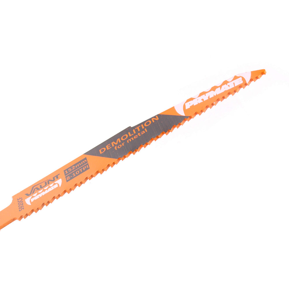 Vaunt 152mm Demolition Reciprocating Saw Blades For Metal (S920CF) - Pack of 3