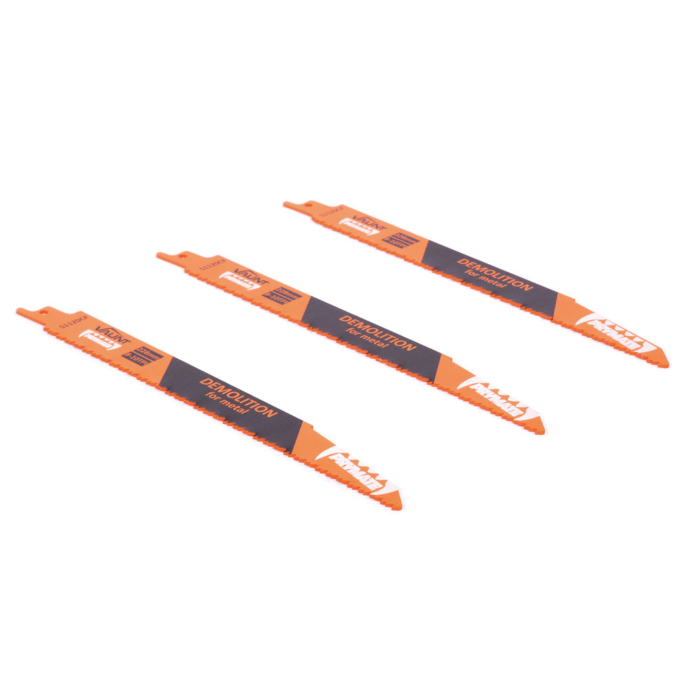 Vaunt 228mm Demolition Reciprocating Saw Blades For Metal (S1120CF) - Pack of 3