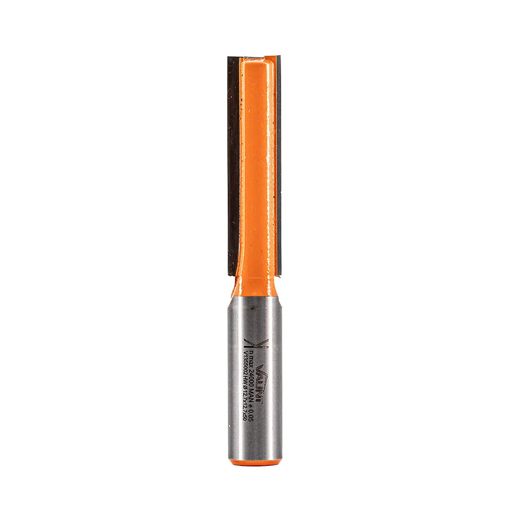 Vaunt 12.7mm x 50mm Straight Router Cutter 1/2" Shank - Pack of 5
