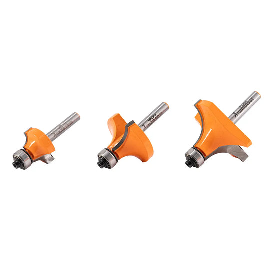 Vaunt 3 Piece Router Cutter 1/4" Shank Set