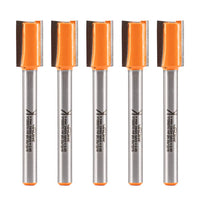 Vaunt Straight Router Cutter 1/4" Shank - Pack of 5