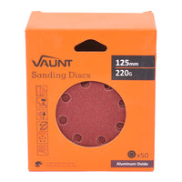 Vaunt 125mm 220 Grit Sanding Discs - Pack of 50