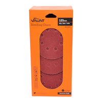 Vaunt 125mm "3x Grit" Sanding Discs Bulk Pack - 60G, 80G, 120G - 150 Piece Set