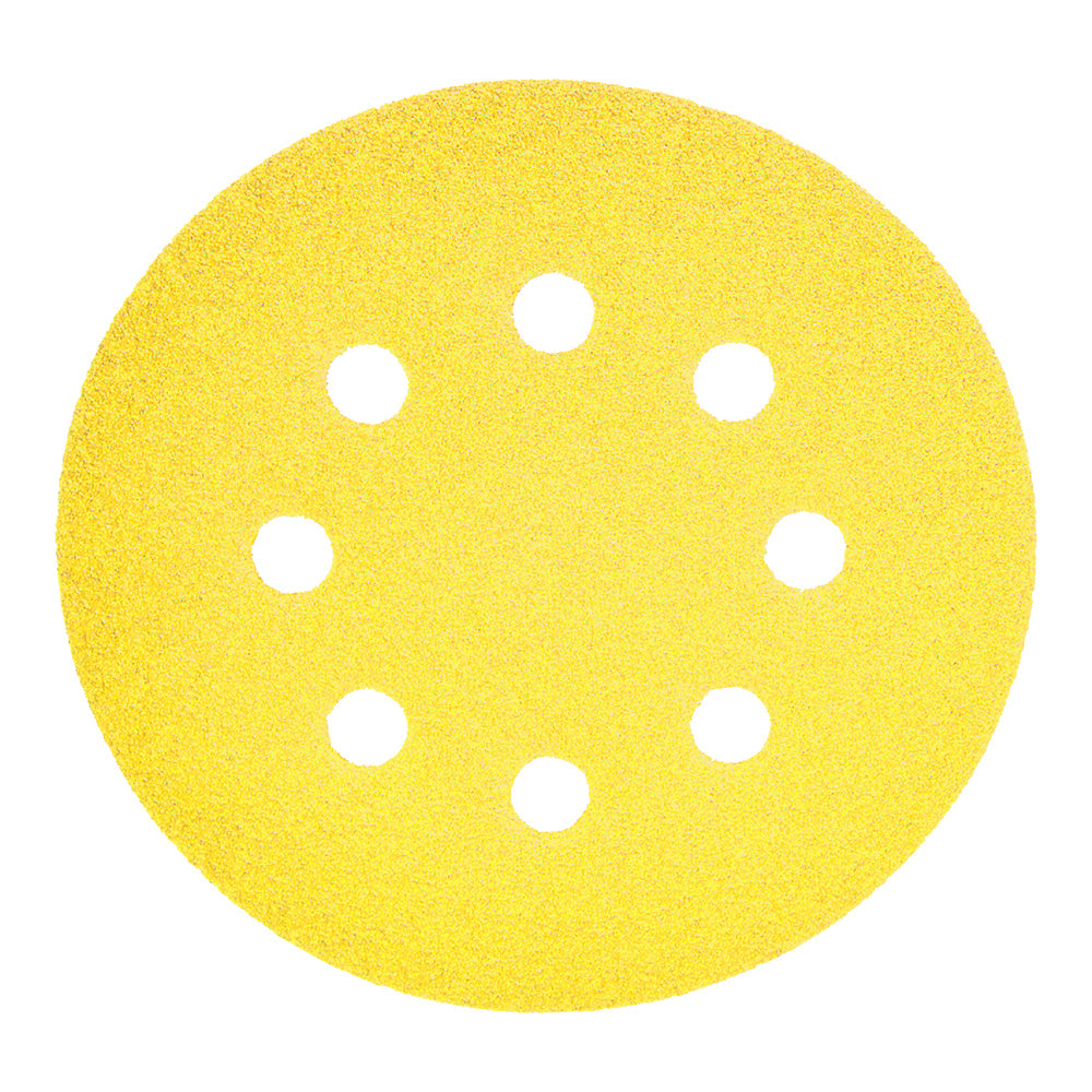 Vaunt 125mm 40 Grit Yellow Oxide Sanding Discs - Pack of 10