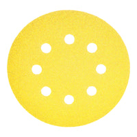 Vaunt 125mm 40 Grit Yellow Oxide Sanding Discs - Pack of 10