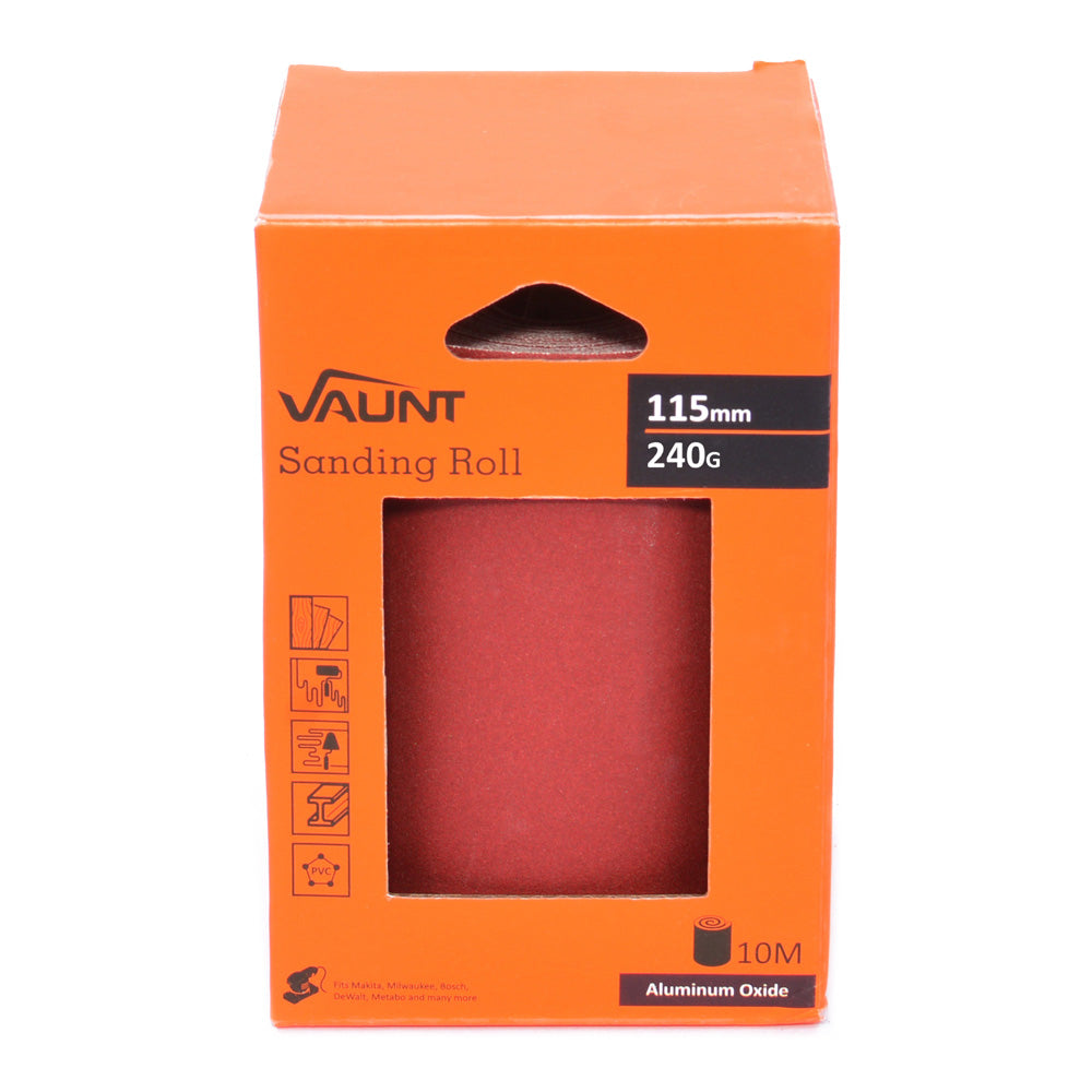 Vaunt 115mm x 10m 240G Sanding Roll