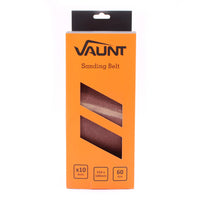 Vaunt 610mm x 100mm 60 Grit Sanding Belts - Pack of 10