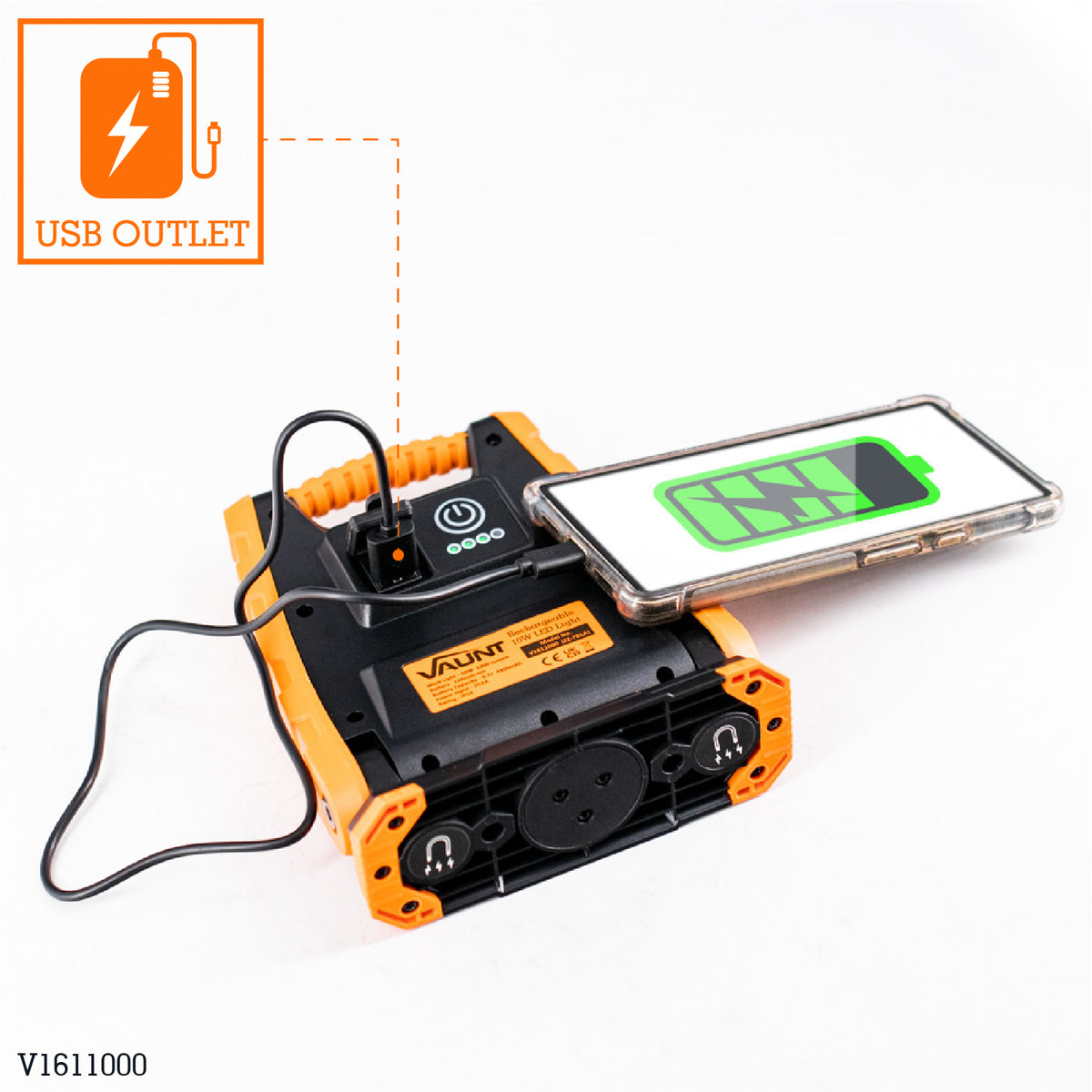 Vaunt 10W Cordless Rotating Magnetic Site Light
