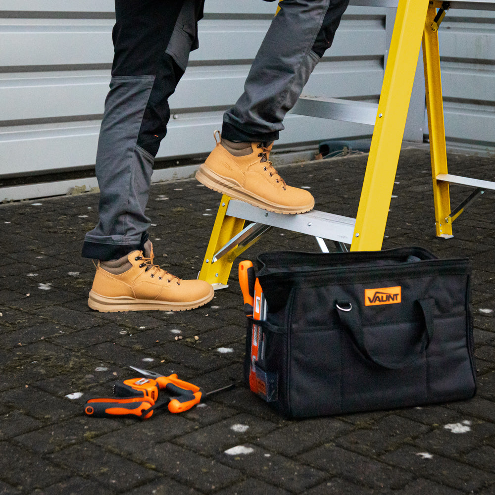 Vaunt Dublin Safety Boots - Honey Size 9