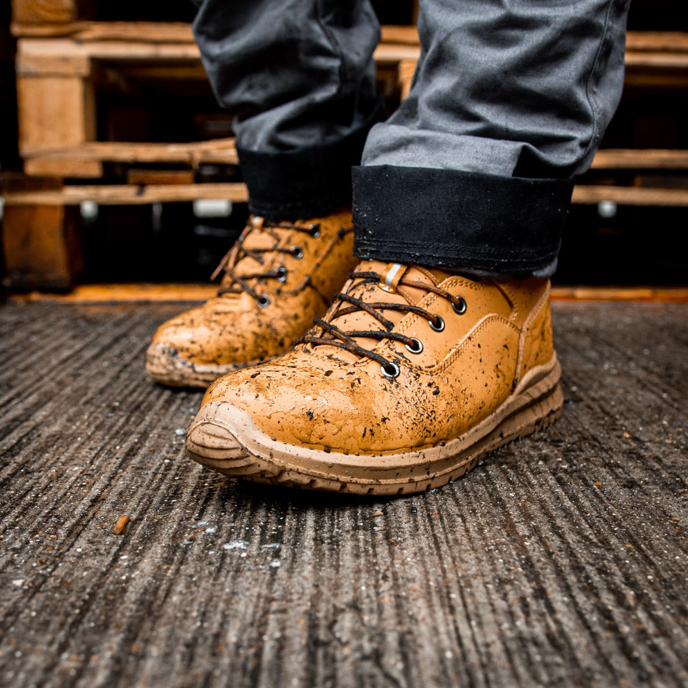 Vaunt Dublin Safety Boots - Honey Size 9