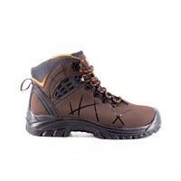 Vaunt Berlin Safety Boots - Brown Size 9