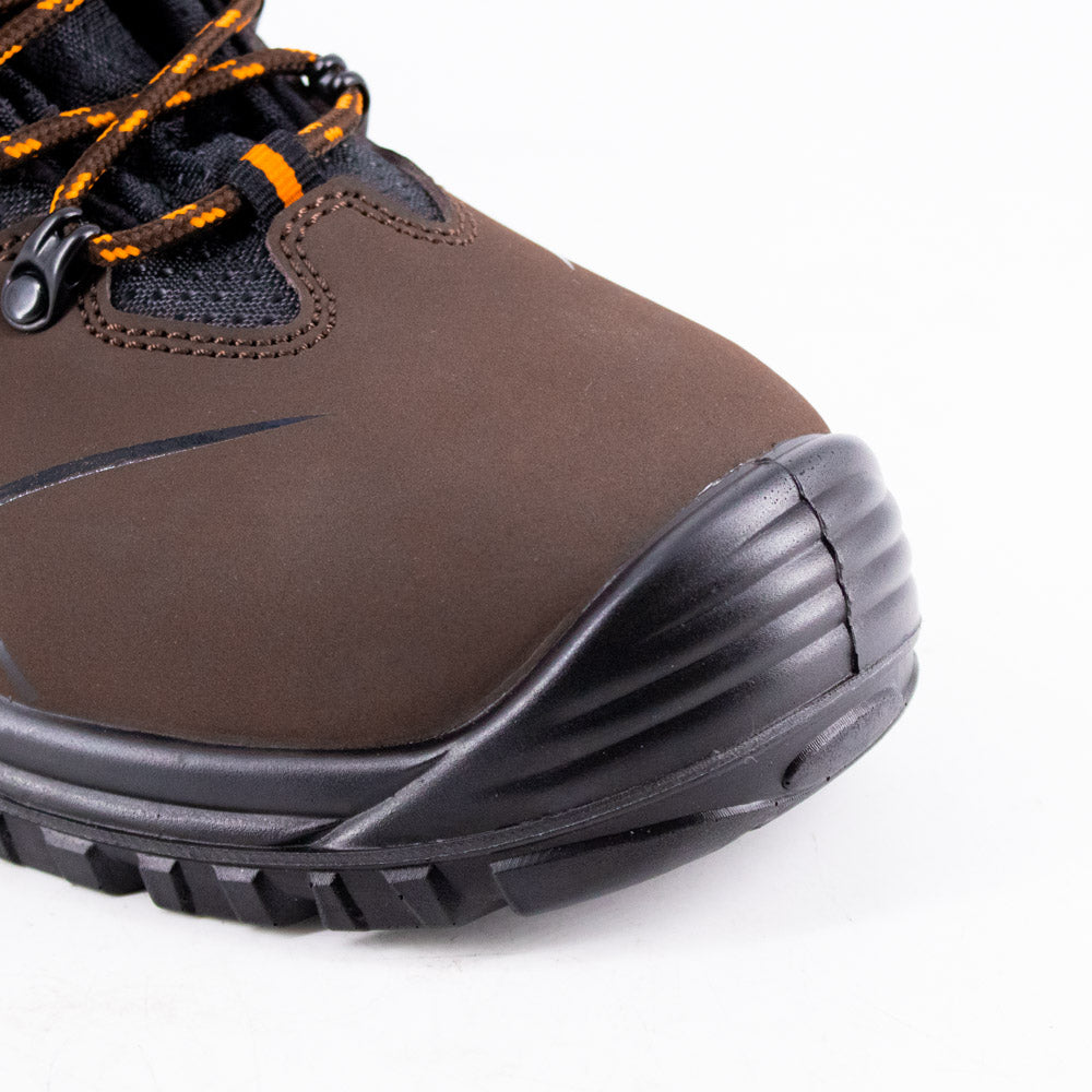 Vaunt Berlin Safety Boots - Brown Size 9