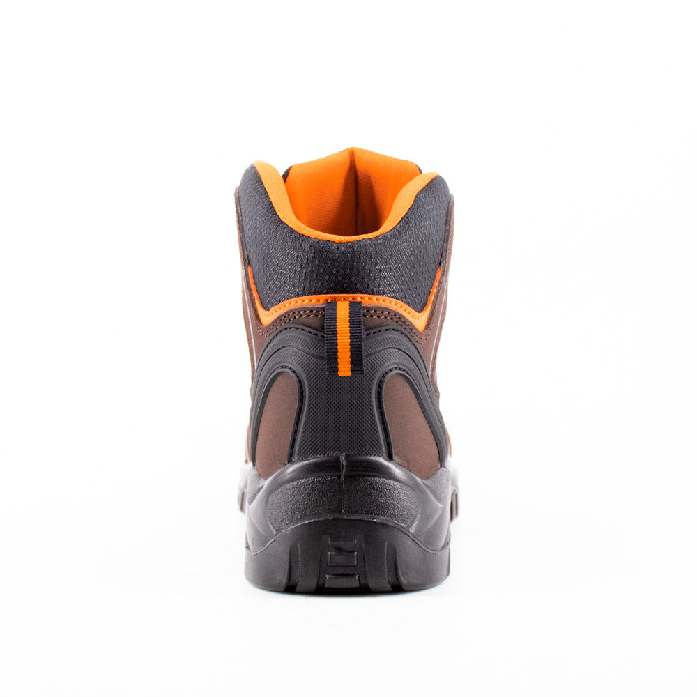 Vaunt Berlin Safety Boots - Brown Size 9