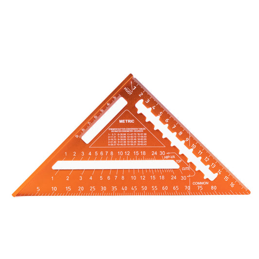 Vaunt 180mm Aluminium Rafters Metric Speed Square