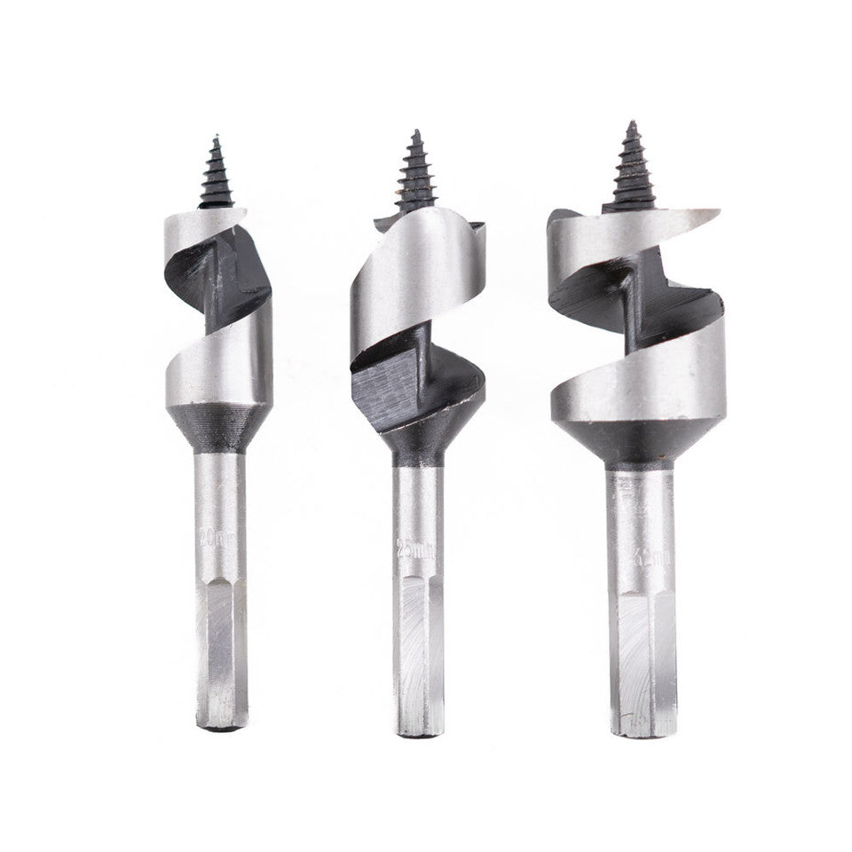 Vaunt 3 Piece 110mm Wood Auger Drill Bit Set