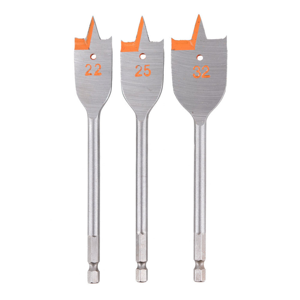 Vaunt 3 Piece Flat Drill Bit Set