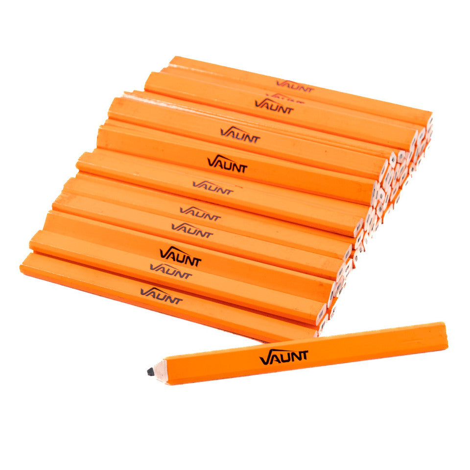 Vaunt Medium Grade Carpenters Pencils - Pack of 50