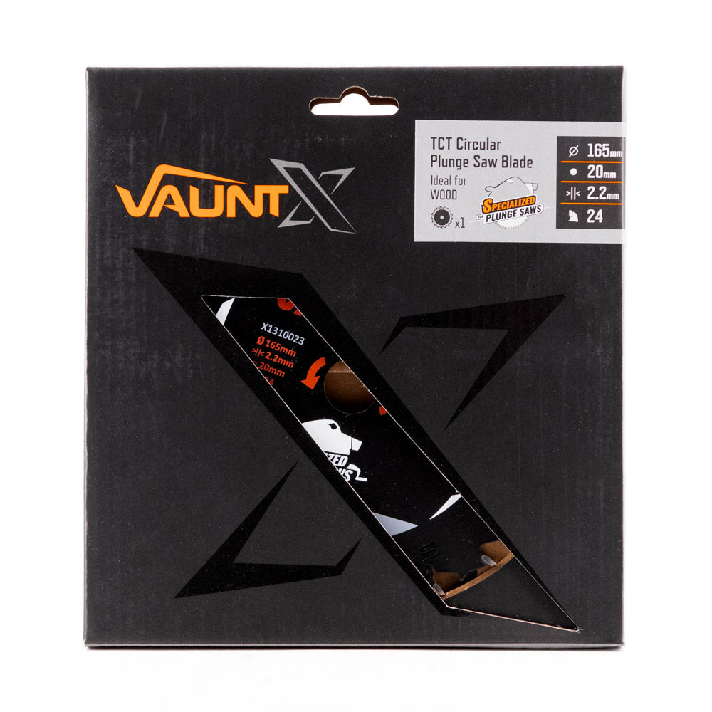 Vaunt X 165mm x 20mm 24T TCT Circular Plunge Saw Blade