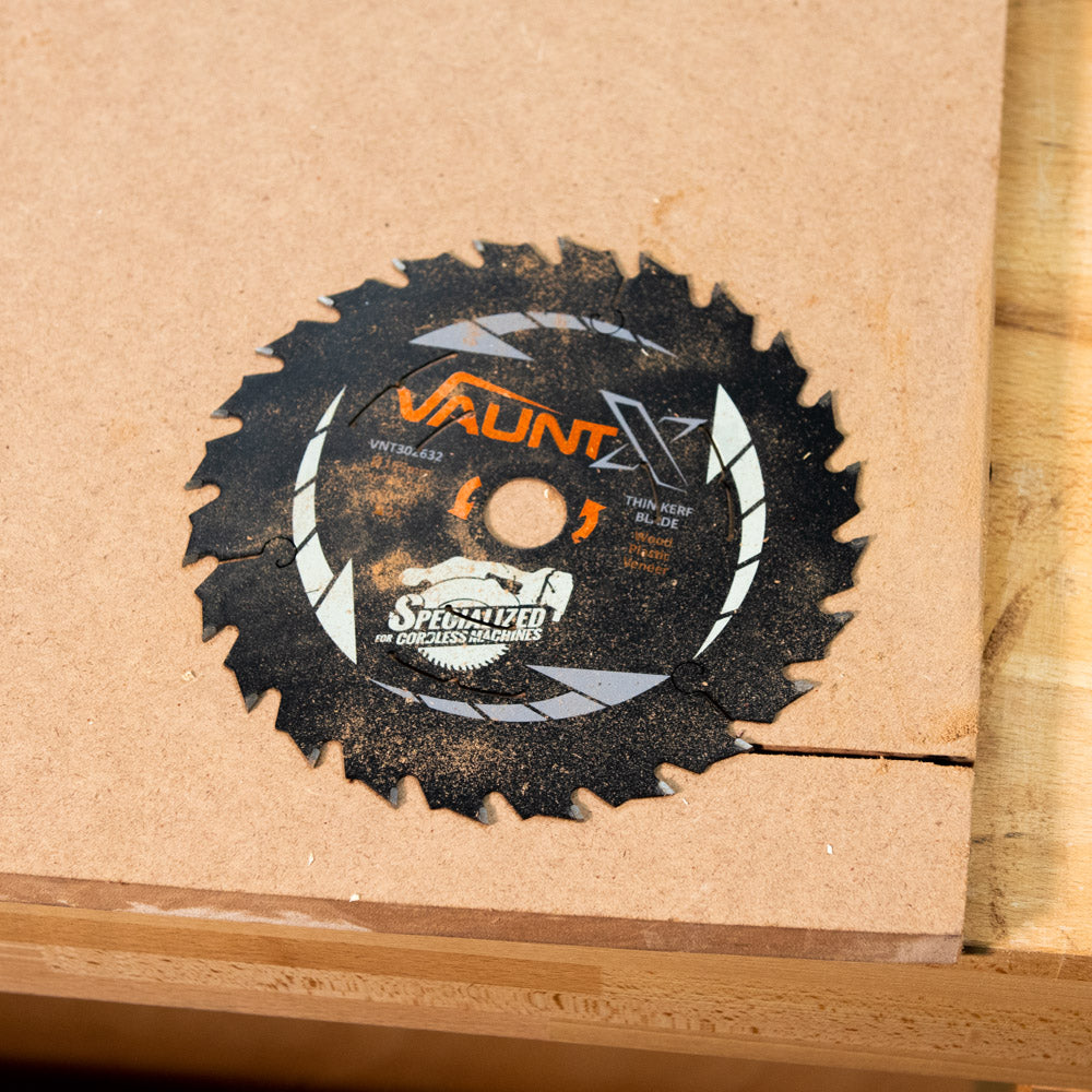 Vaunt X 136mm x 20mm 20T TCT Circular Thin Kerf Saw Blade with 10mm Reduction Ring