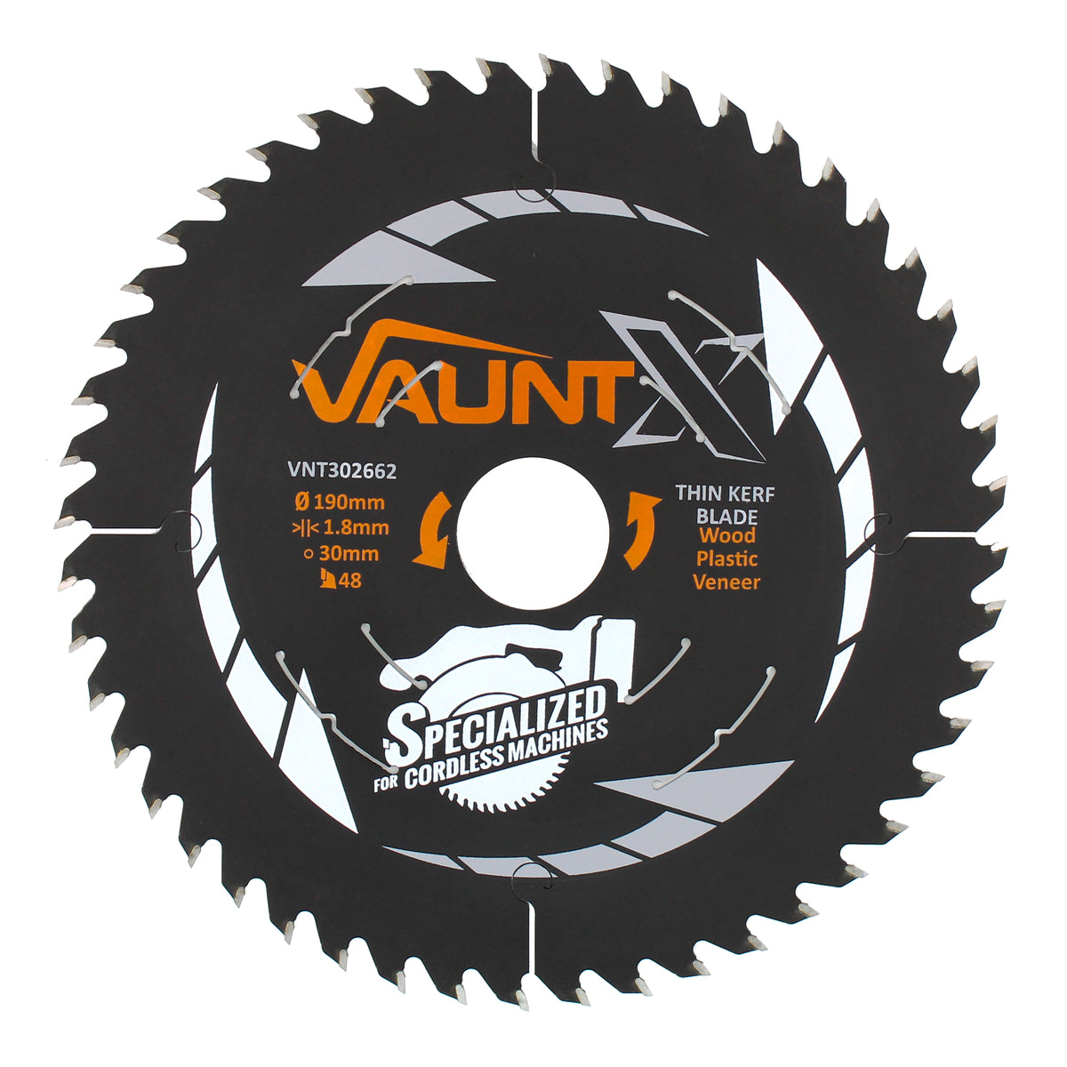 Vaunt X 190mm x 30mm 48T TCT Circular Thin Kerf Saw Blade