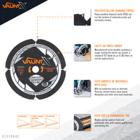 Vaunt X 184mm x 20mm 4 Diamond Teeth PCD Circular Saw Blade