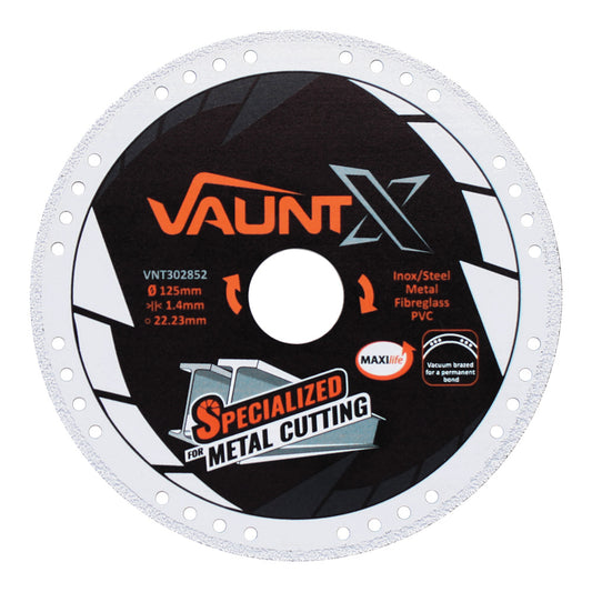 Vaunt X Diamond Specialist Metal Cutting Blade 125mm