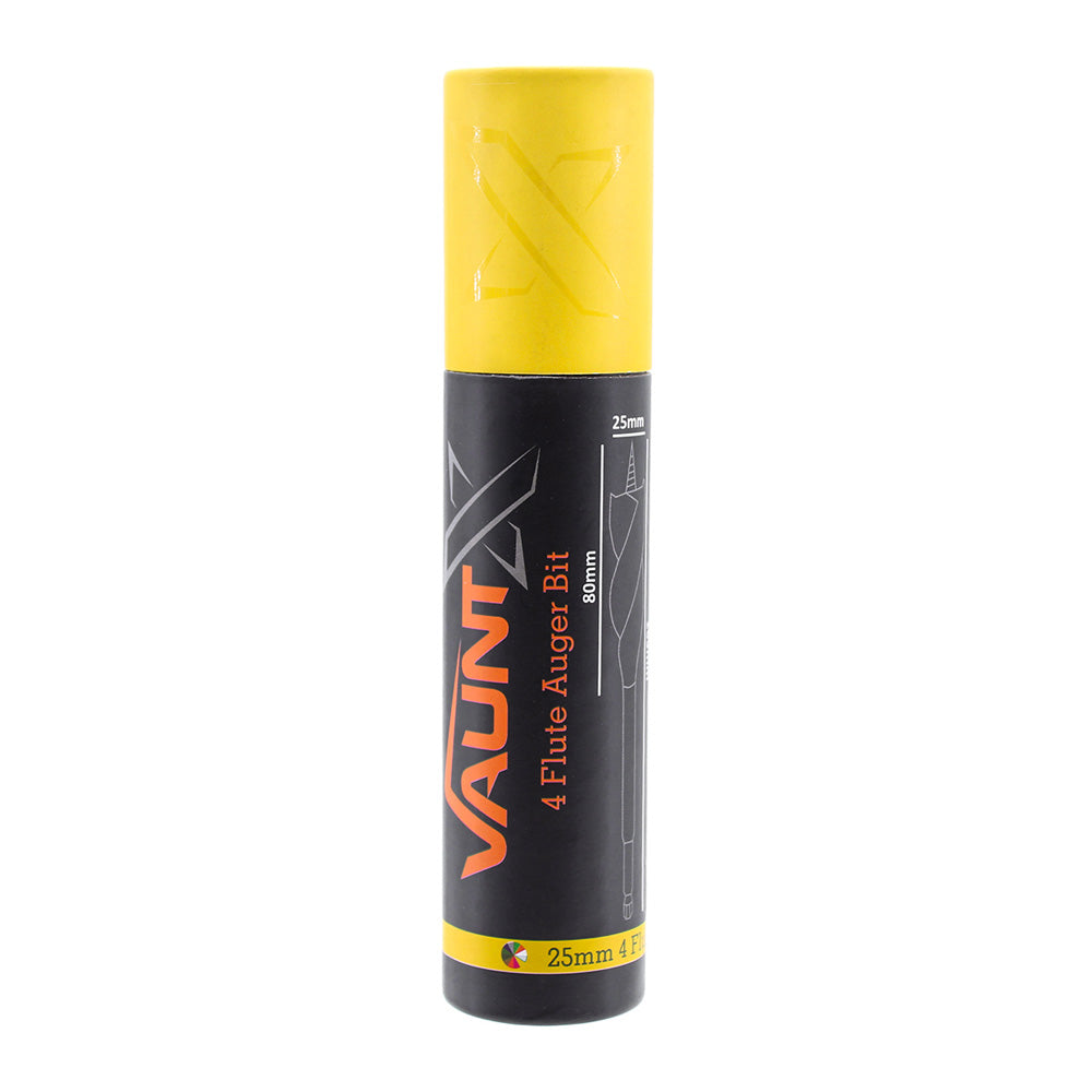 Vaunt X 25mm x 165mm 4 Flute Auger Drill Bit