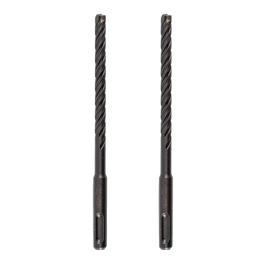 Vaunt X 8.0mm x 160mm SDS+ Premium Cross Tip Drill Bits - Pack of 2