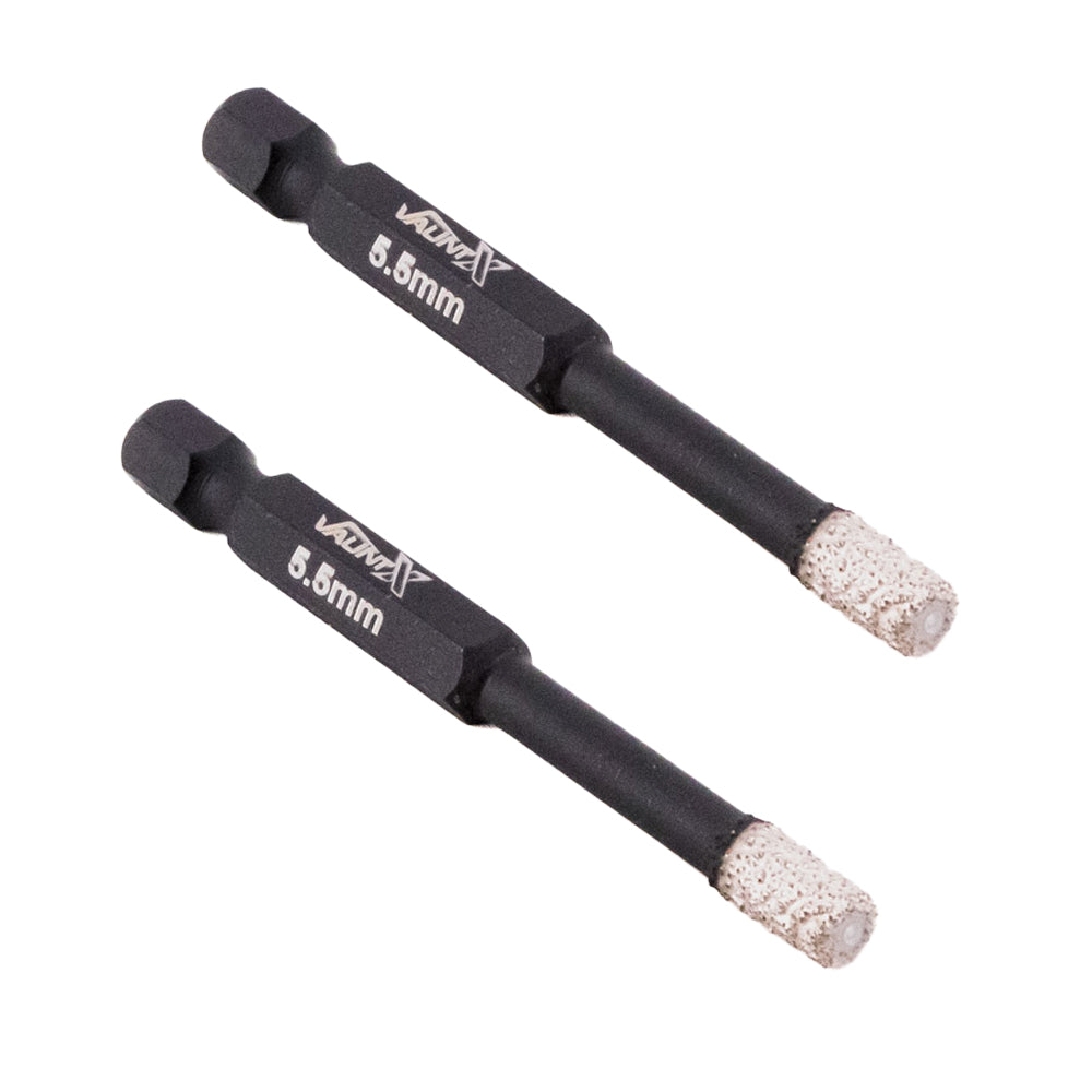 Vaunt X Wax Filled Diamond Tile Drill Bit 5.5mm 68mm - Pack of 2