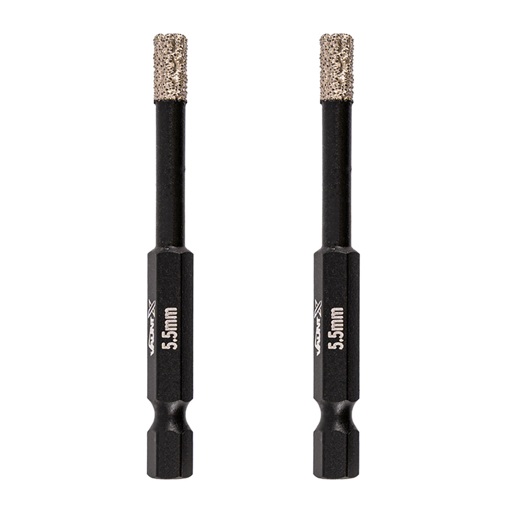 Vaunt X Wax Filled Diamond Tile Drill Bit 5.5mm 68mm - Pack of 2
