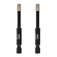 Vaunt X Wax Filled Diamond Tile Drill Bit 5.5mm 68mm - Pack of 2