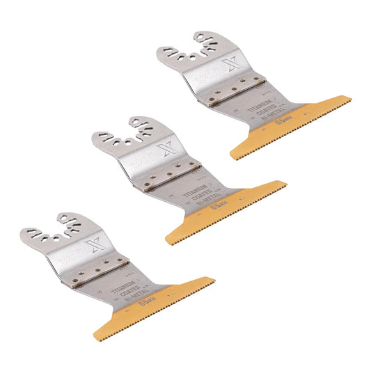 Vaunt X Premium Bi-Metal Titanium Multi Tool Blade 65mm - Pack of 3