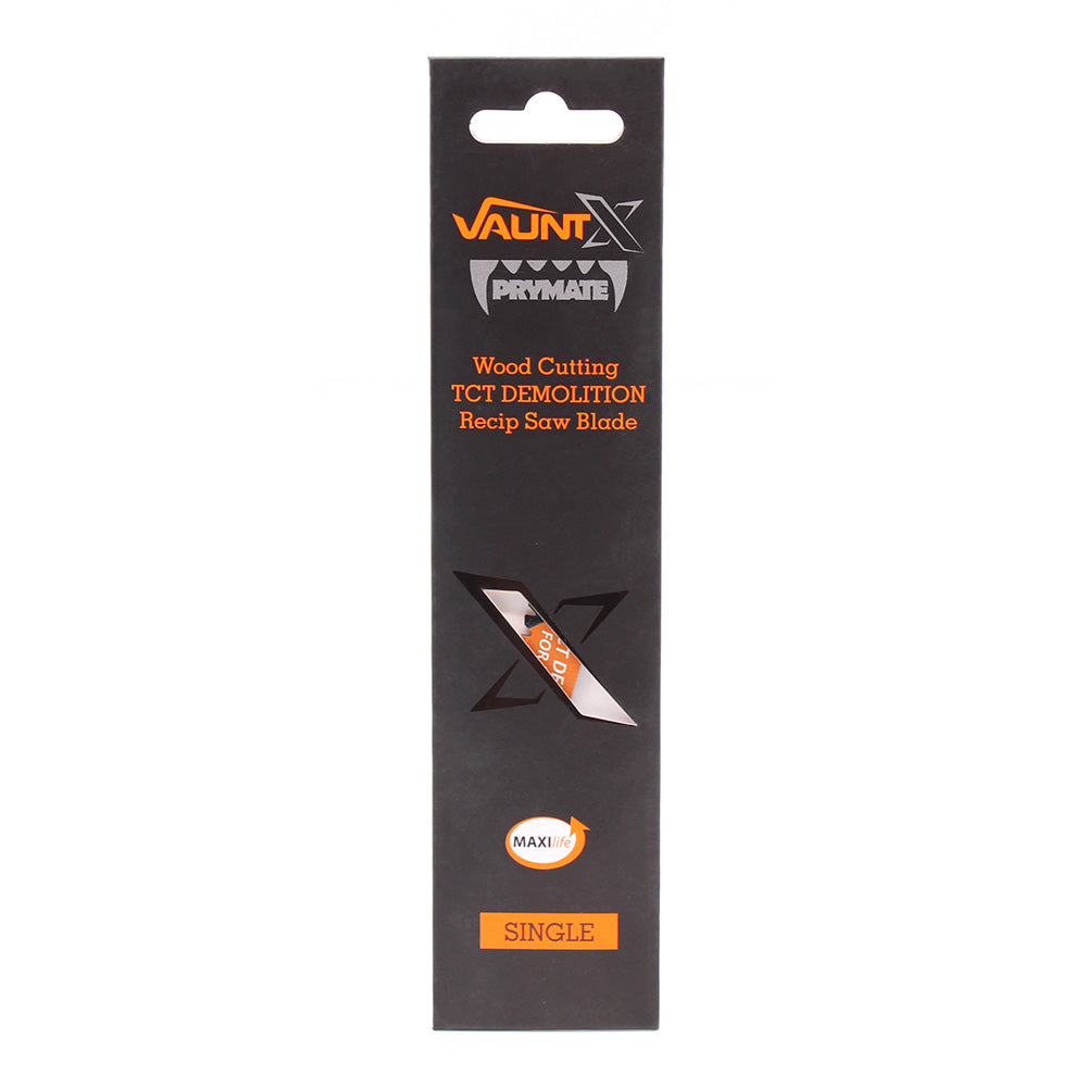 Vaunt X 152mm TCT Heavy Duty Reciprocating Saw Blade For Wood (S641HM)
