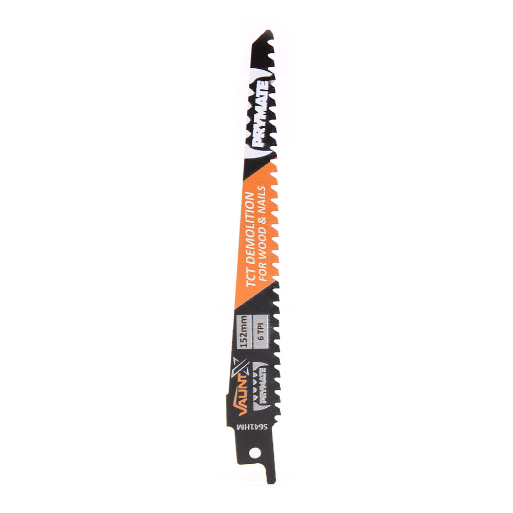 Vaunt X 152mm TCT Heavy Duty Reciprocating Saw Blade For Wood (S641HM)