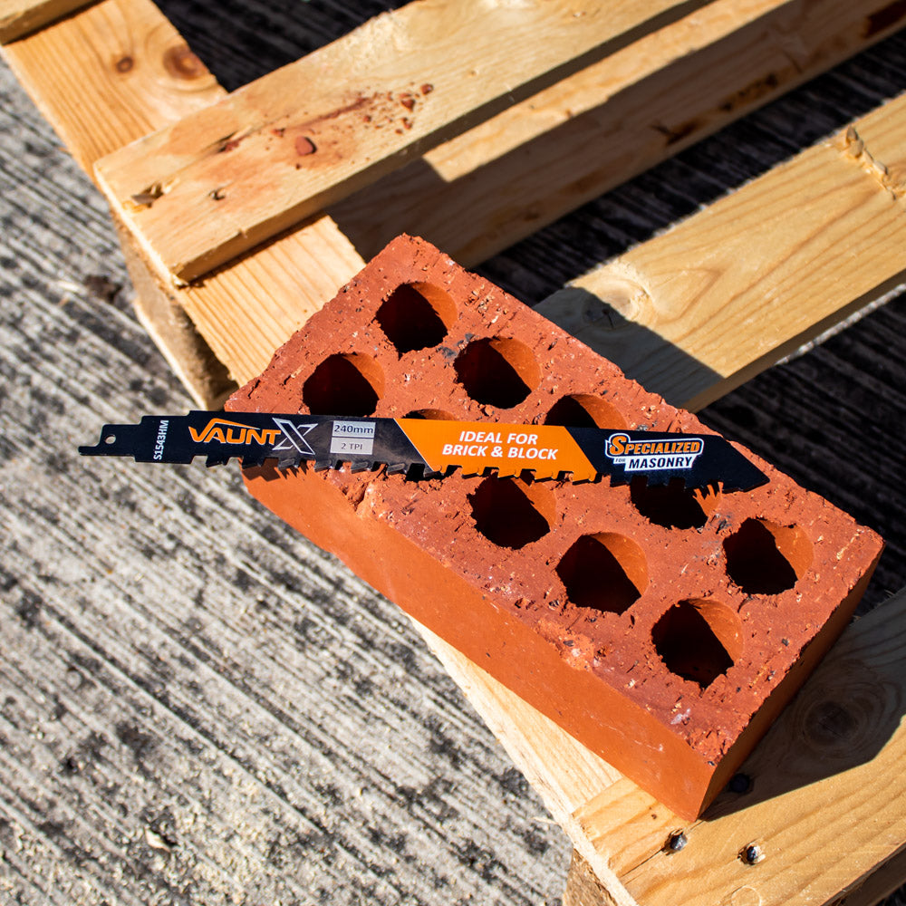Vaunt X 240mm TCT Reciprocating Saw Blade for Masonry (S1543HM)
