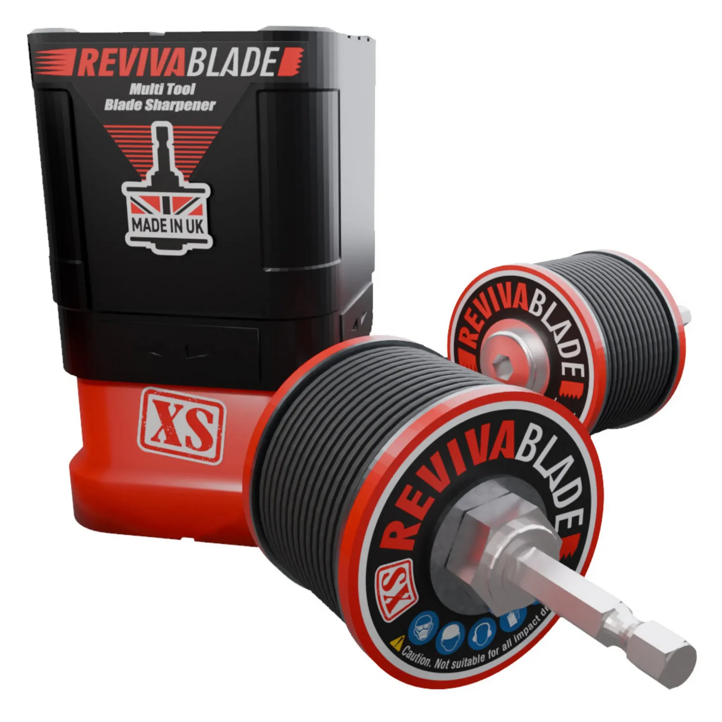 Revivablade XS Compact Multi-Tool Blade Sharpener with Hex Arbor