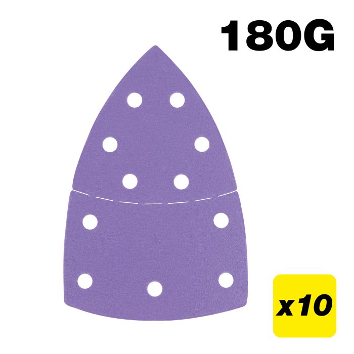 Trend Detail Sanding Sheets 102mm x 151mm 120G Aluminium Oxide (10 Pack)